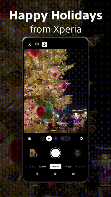 Happy Holidays from #Xperia #Shorts✨
