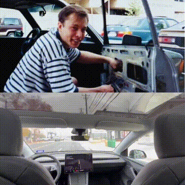 1995: Elon Musk tự thay cửa kính bên hông xe bị vỡ bằng các bộ phận lấy từ bãi phế liệu vì không...