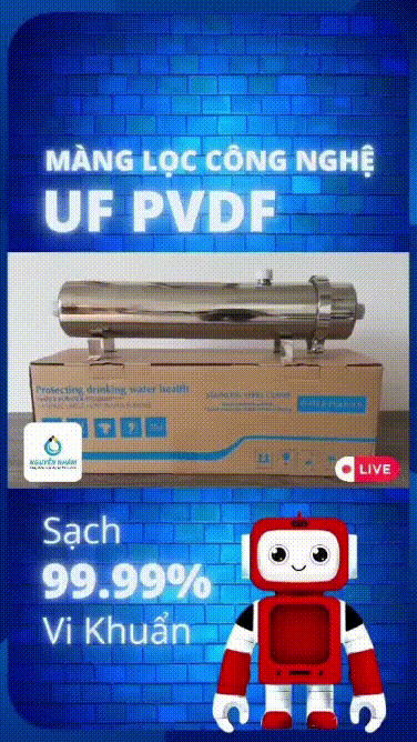 Màng UF PVDF 3000L – Giải pháp lọc tinh hiệu quả, ổn định cho hệ thống xử lý nước