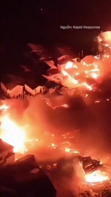 Gần 1.000 nhà bị thiêu rụi trong hỏa hoạn miền nam Philippines