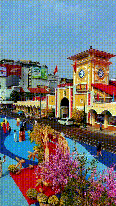 Chợ Bến Thành.