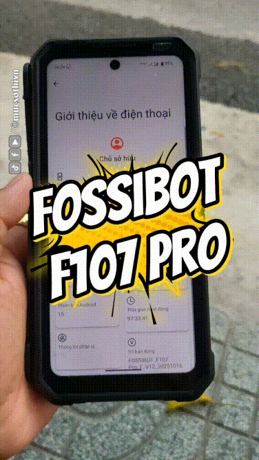 #Trêntaymucsothi #FossibotF107Pro chiếc Smartphone Siêu Bền Pin khủng 28000mAh to nhất hiện...