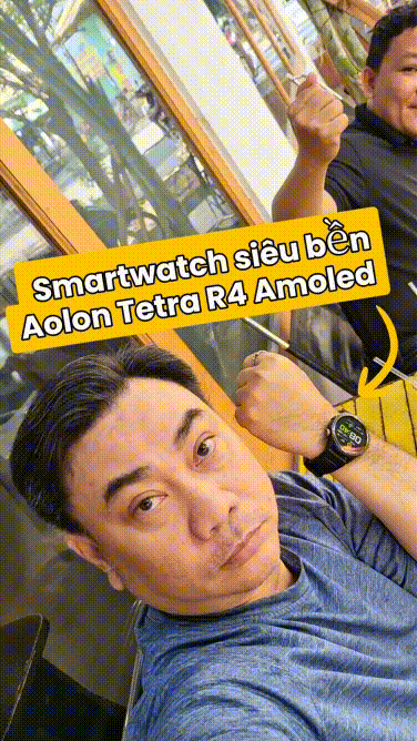⌚ #Smartwatch #AolonTetraR4 màn hình Amoled có GPS siêu bền pin khủng nghe gọi 2 chiều GIÁ TỐT
