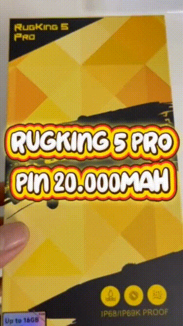 #Trêntaymucsothi #RugKing5Pro - #SmartphoneSieuBenPinKhung 20.000mAh Đa Năng Giá Tốt Đang HOT