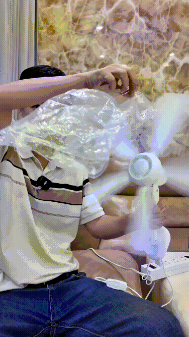 Quạt 5 cánh có thể treo tường - Video trên tay