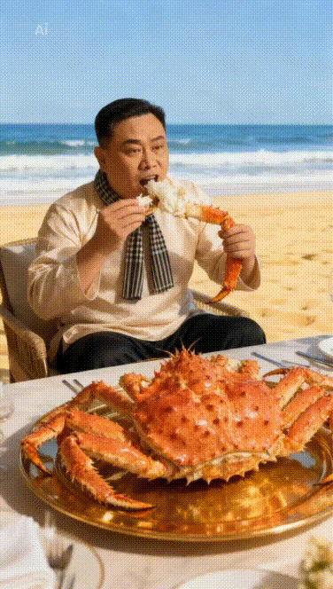 Bị Gout mà #Dũngmucsothi #mónngon KINGCRAB thế này thì cũng sút