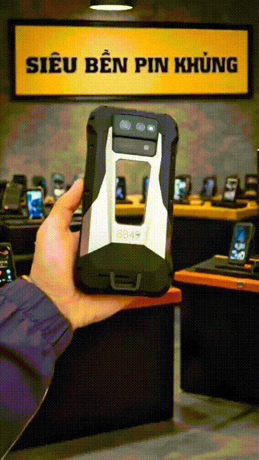#Trêntaynhanh chiếc #smartphone5g #UnihertzTank3Pro Siêu bền Pin khủng 23800mAh tích hợp MÁY...