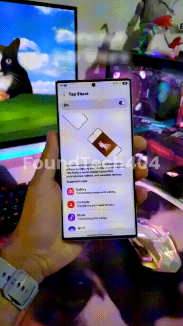 Rò rỉ video One UI 9 có chức năng chạm nhẹ để chia sẻ file gần tương tự AirDrop?