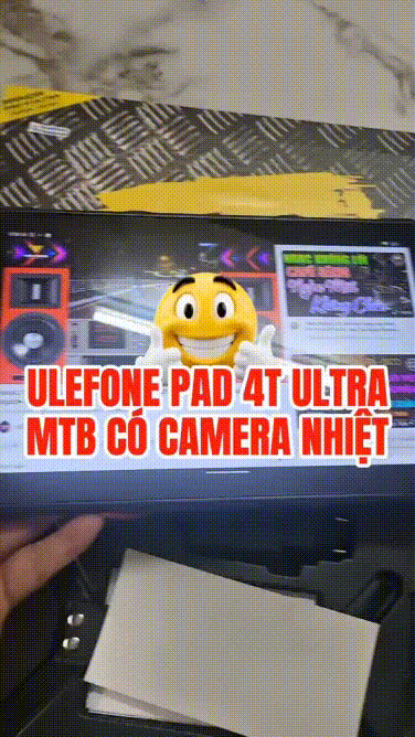 #Trêntaymucsothi máy tính bảng 5G #UlefonePad4TUltra siêu bền pin khủng 11800mAh có camera...