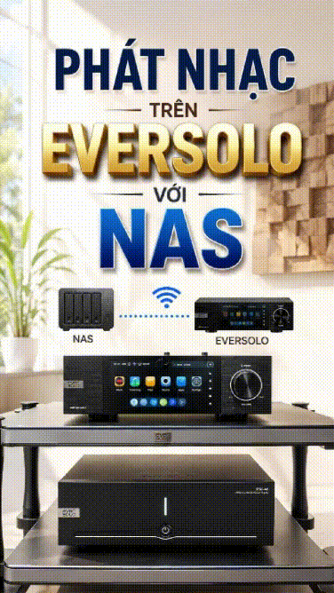Kho nhạc hàng ngàn album trong NAS, phát trực tiếp trên Eversolo DMP-A6 Gen 2!