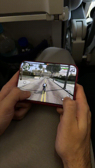 Chơi GTA SA trên Xiaomi 18 Fold