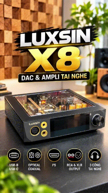 Khám phá các cổng kết nối trên Luxsin X8